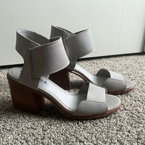 Gray Sorel sandals